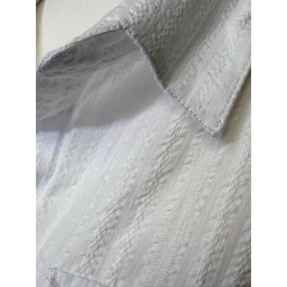 Wearabouts nwt white button up shirtdress 100% cotton womens xl - Picture 5 of 9